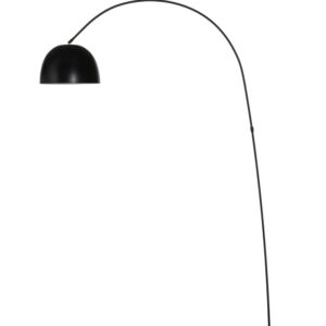 LUCCA gulvlampe (skærm), Sort / Mat