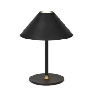 Halo Design Hygge genopladelig bordlampe - sort/H25 cm