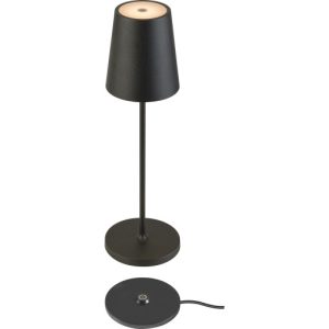 SLV Vinolina Two genopladelig bordlampe, sort