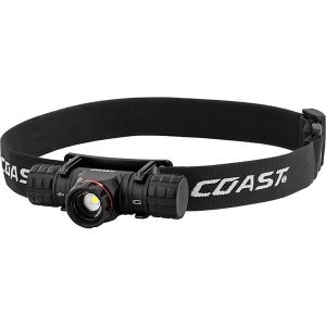 Coast Pandelygte XPH30R 1000 lumen, genopladelig, Twist Focus magnetisk, IP54